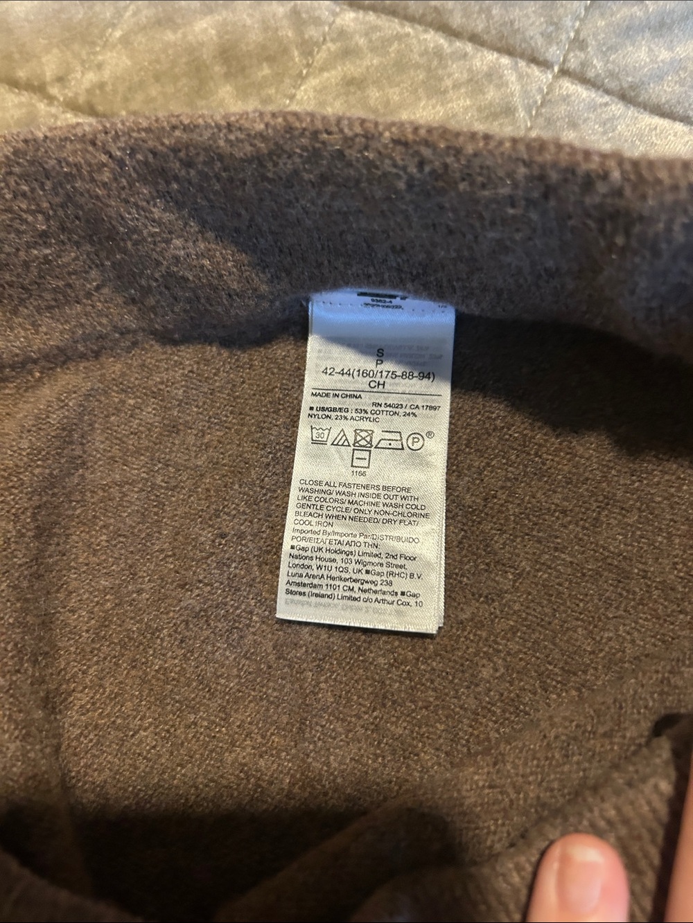 Gap women’s Brown sweater Hoodie and pant Set. Loungewear - Picture 4 of 6